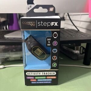 Copper Fit Step FX Activity Tracker Black Watch Unisex